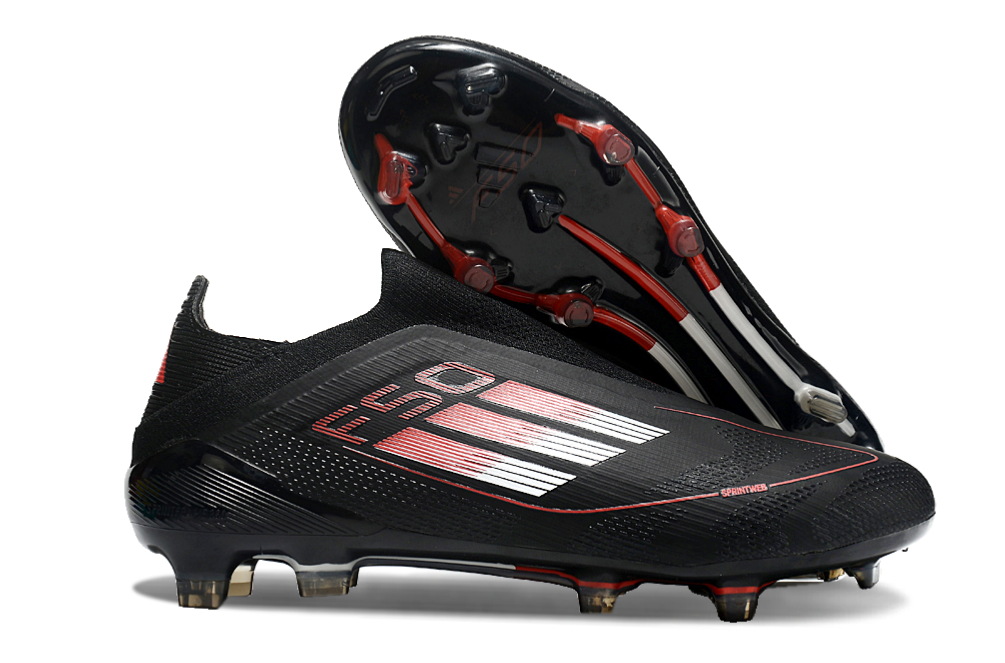 F50 Elite Laceless FG Stealth Victory