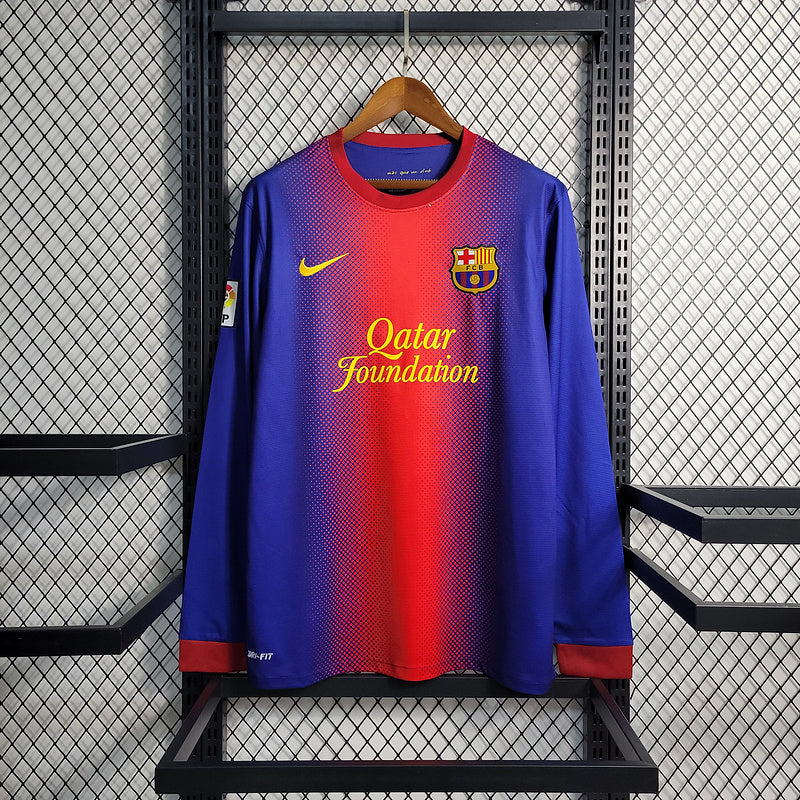 BARCELONA 12/13 HOME JERSEY LONG SLEEVE