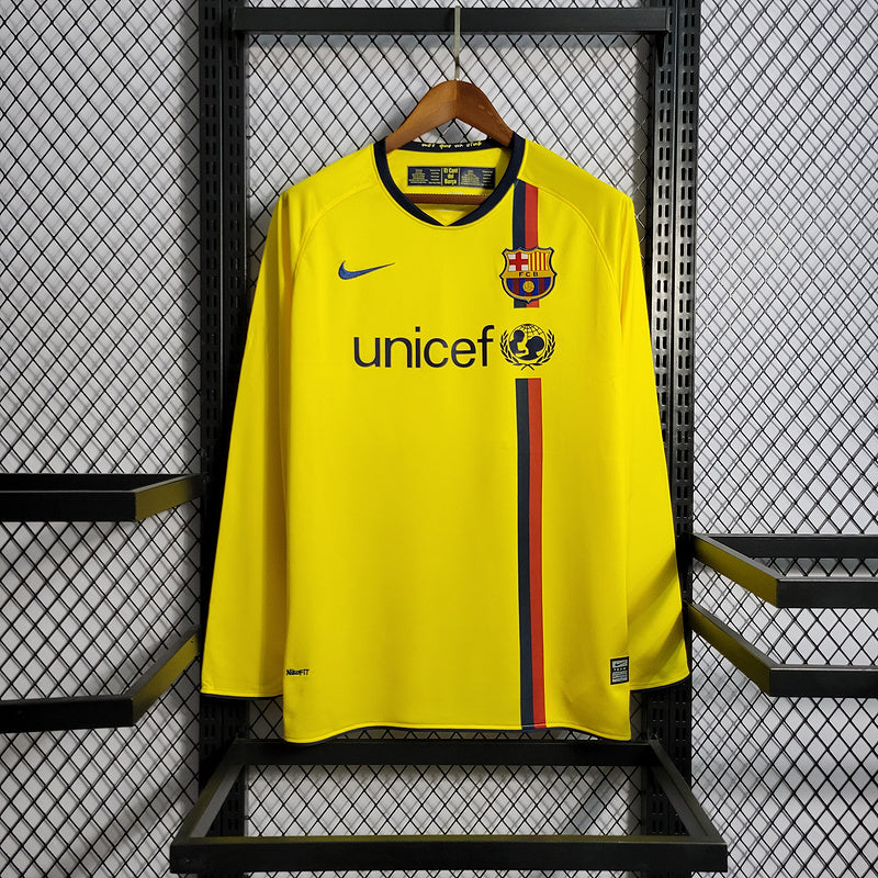 BARCELONA 08/09 AWAY JERSEY LONG SLEEVE