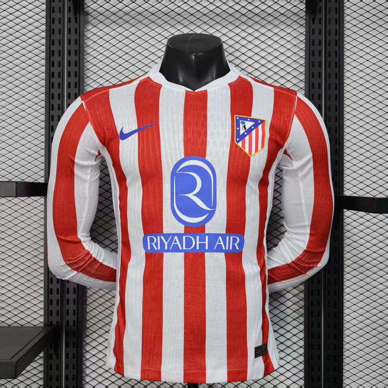Atletico Madrid 25/26 HOME Jersey LONG SLEEVE