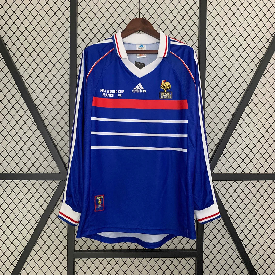 FRANCE 1998 HOME JERSEY LONG SLEEVE