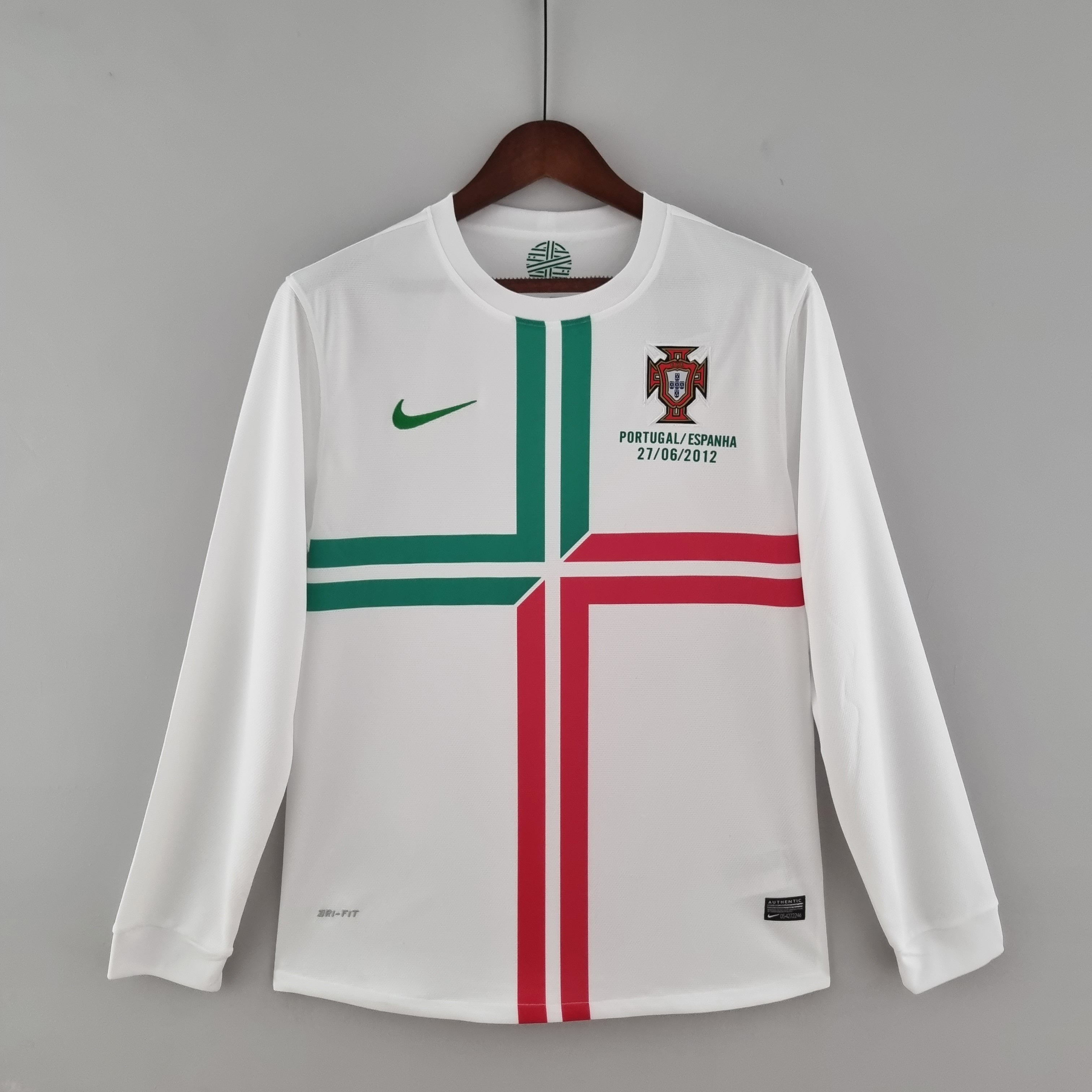 PORTUGAL 2012 AWAY JERSEY LONG SLEEVE