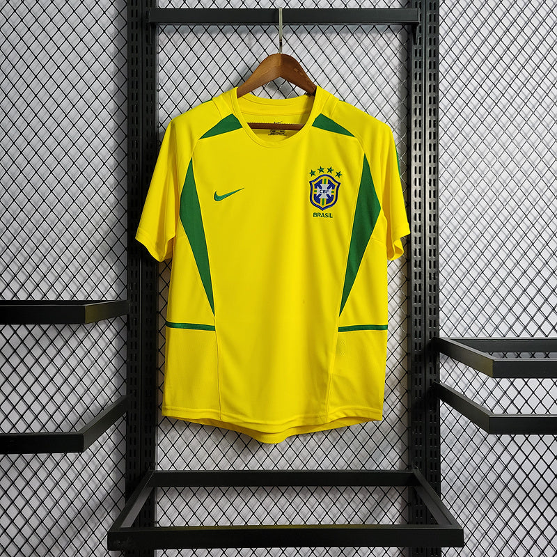 BRAZIL 2002 HOME JERSEY