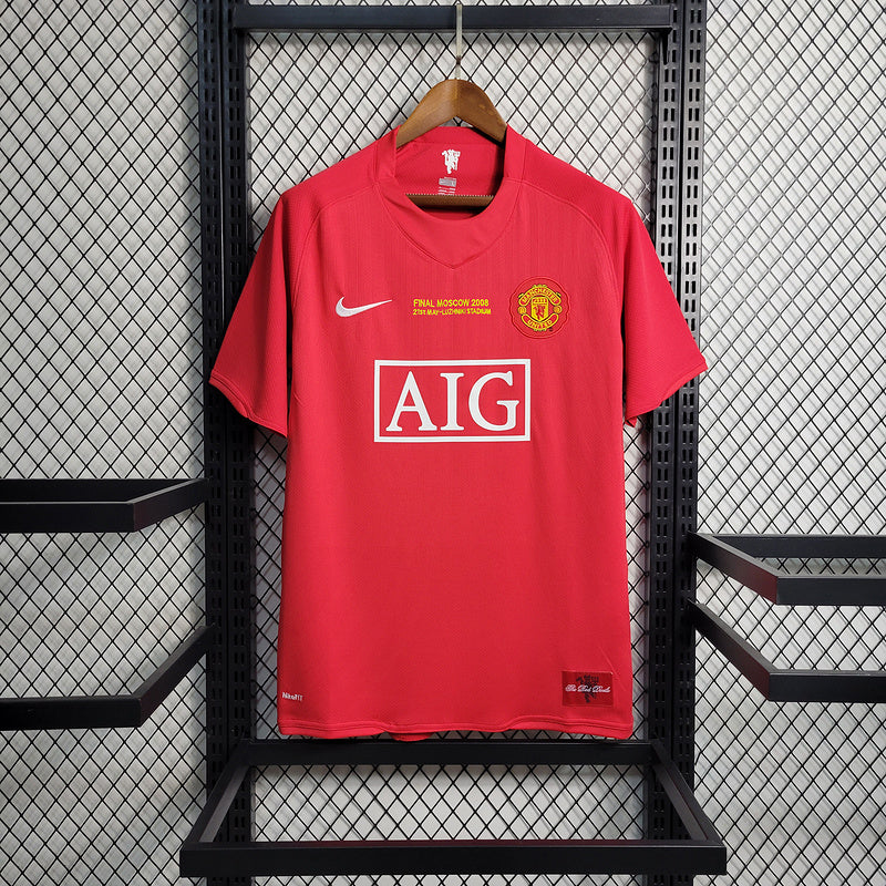 MANCHESTER UNITED 07/08 HOME JERSEY CHAMPIONS LEAGUE EDITION