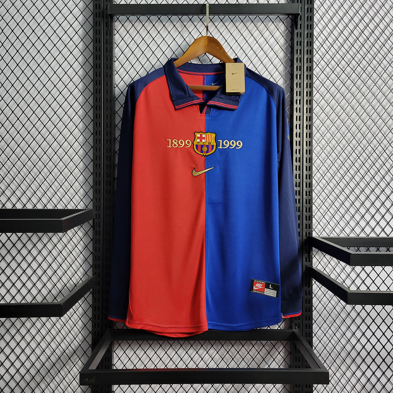 BARCELONA Centenary Edition HOME JERSEY LONG SLEEVE